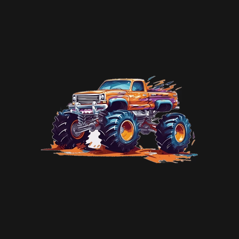 Monstertruck im Cartoon-Stil Herren T-Shirt