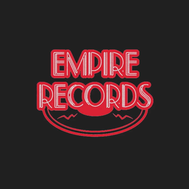 Vintage Empire Records Red Logo Design Bucket Hat