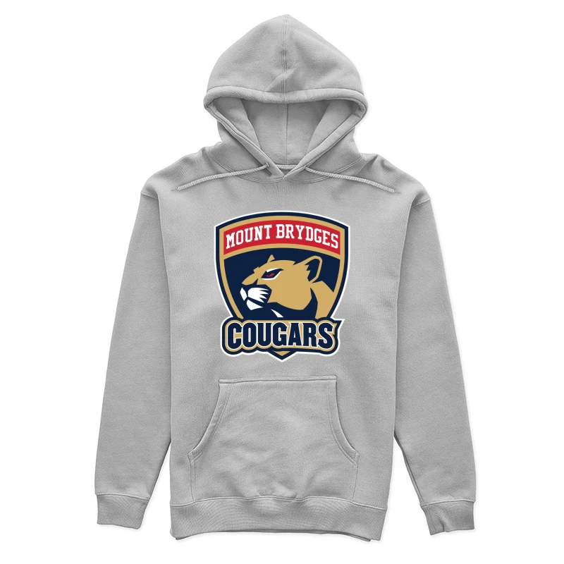 Mount Brydges Cougars Team Sports Logo Female Pullover Hoodie