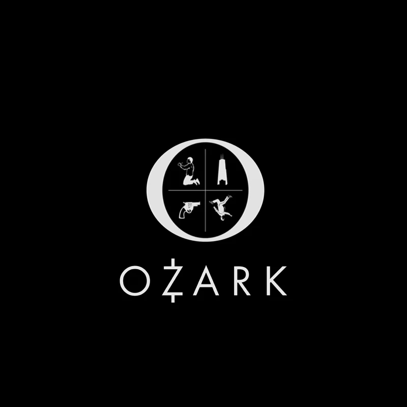 Ozark TV Series Logo with Symbolic Elements iPhone Case