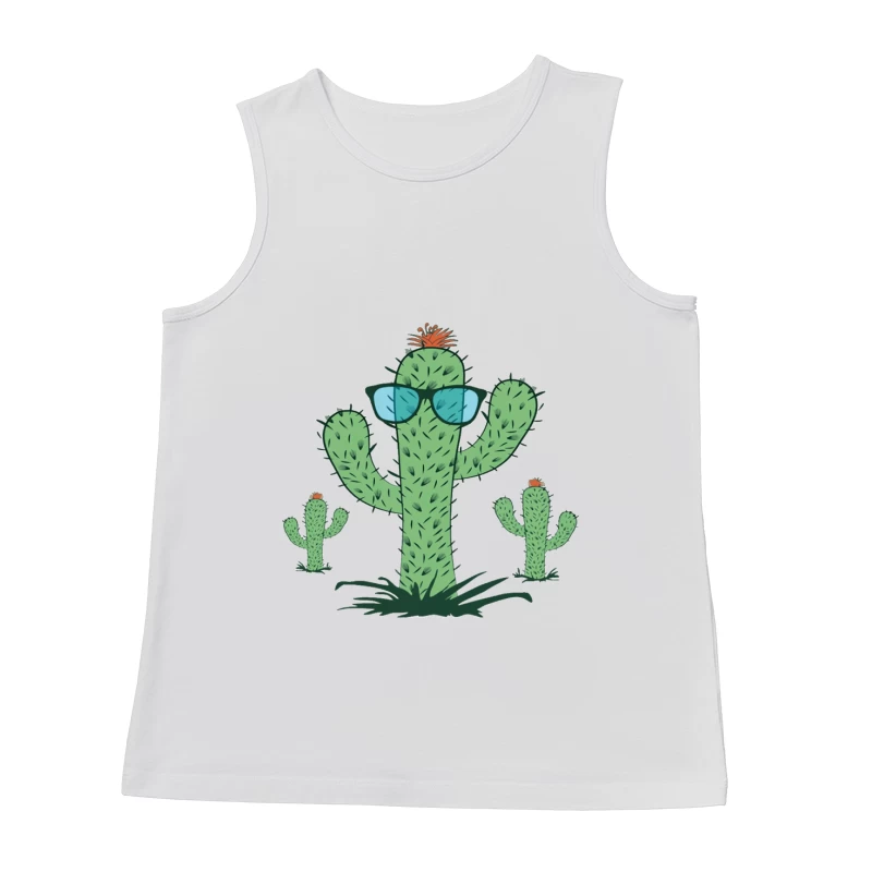 Kaktus mit Sonnenbrille Herren Tanktops