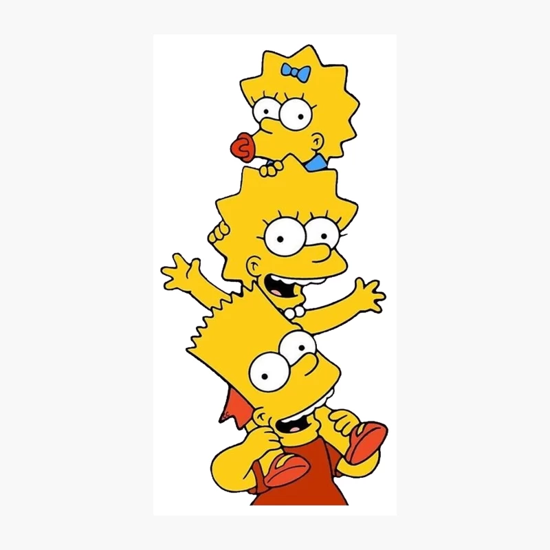 Iconic Simpsons Siblings iPhone Case