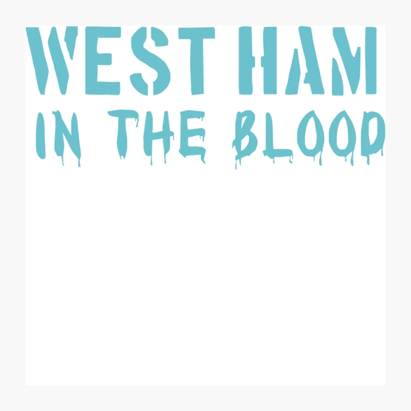 West Ham In The Blood Retro Style New Pin