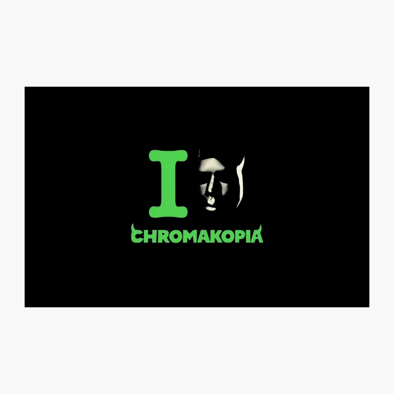 Green Chromakopia Logo with Mushroom Graphic Design Travel Mug