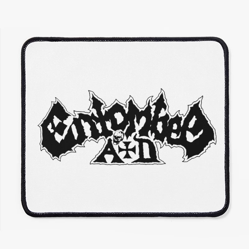 Entombed Black Logo Mouse Pad