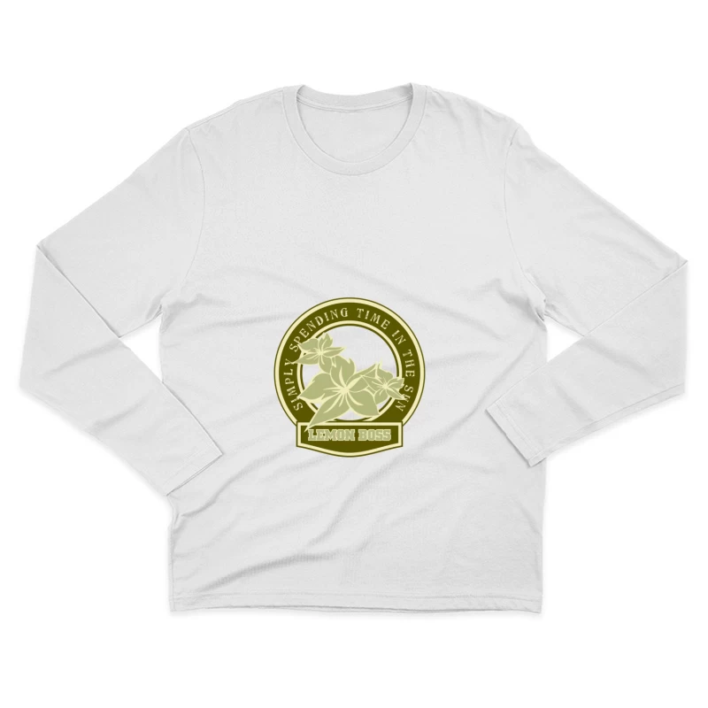 Logo Citron Boss - Soleil et Nature Homme Manches Longues T-Shirt