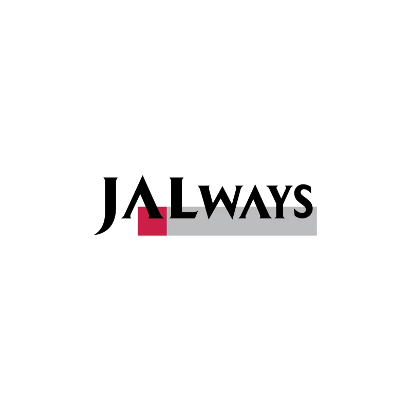 Jal Ways logo Throw Pillow