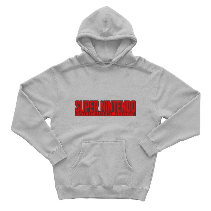 Super Nintendo Entertainment System Logo Male Pullover Hoodie