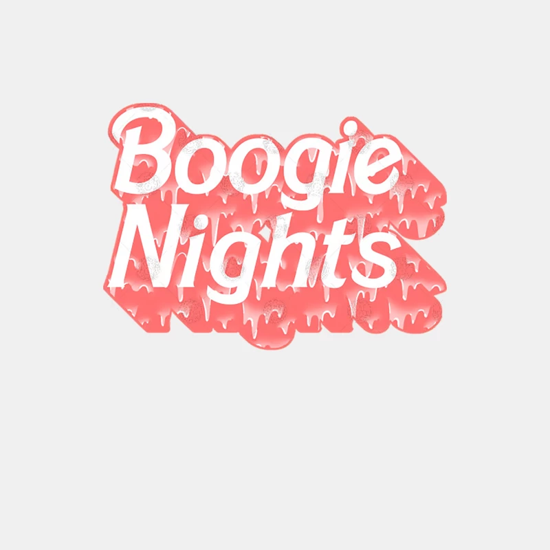 Boogie Nights  Retro Type Design Male Tank Top