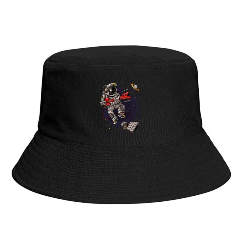 Astronaut Rocker in Space Bucket Hat