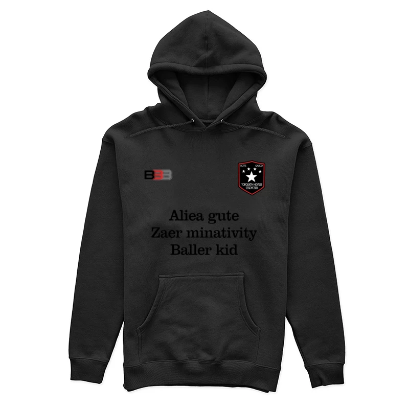 Sportliches Design mit Logo und Slogan Damen Pullover Hoodie