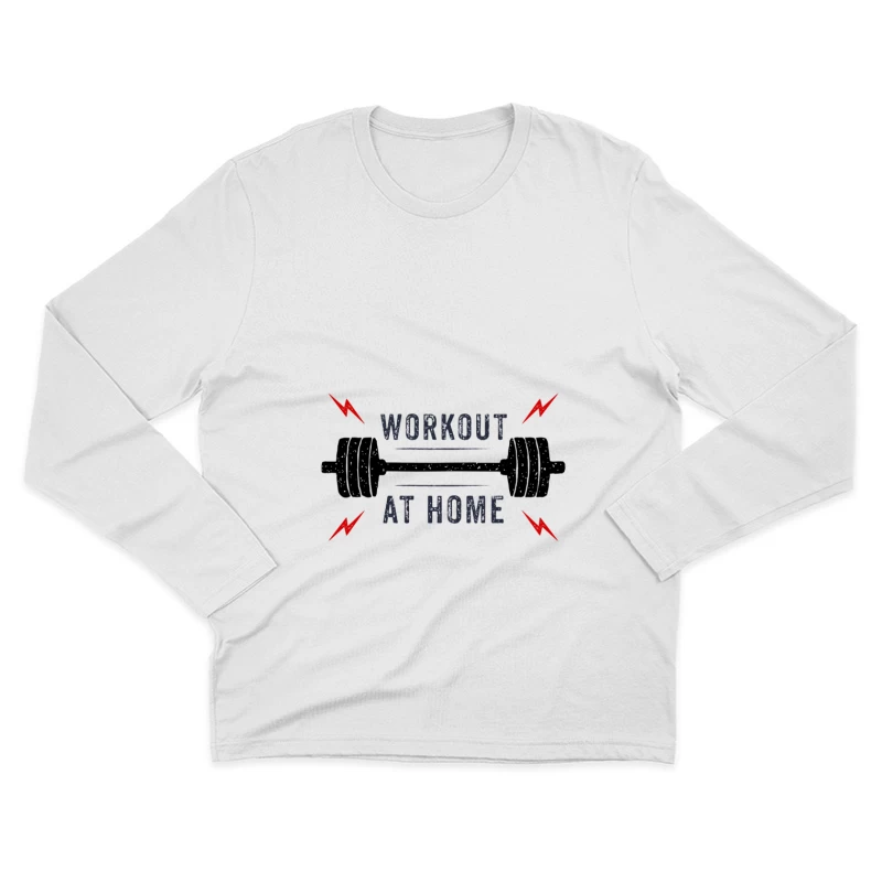 Rester en forme avec un entraînement à domicile Homme Manches Longues T-Shirt