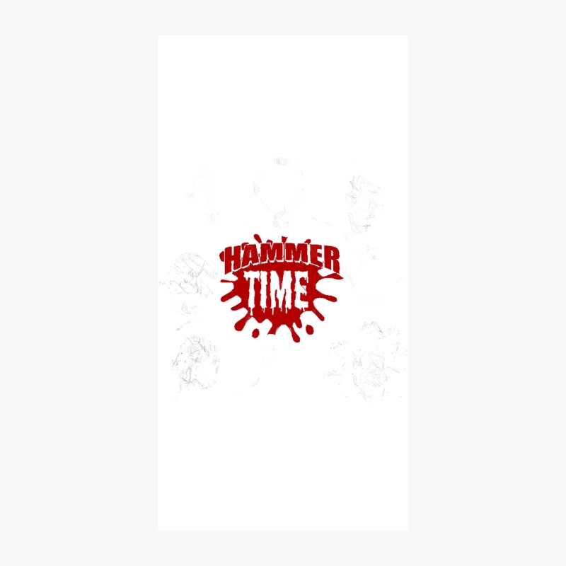 Hammer Time Horror iPhone Case