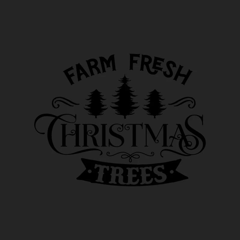 Affiche d'Arbres de Noël Frais de la Ferme Homme Sweat-shirt à enfiler
