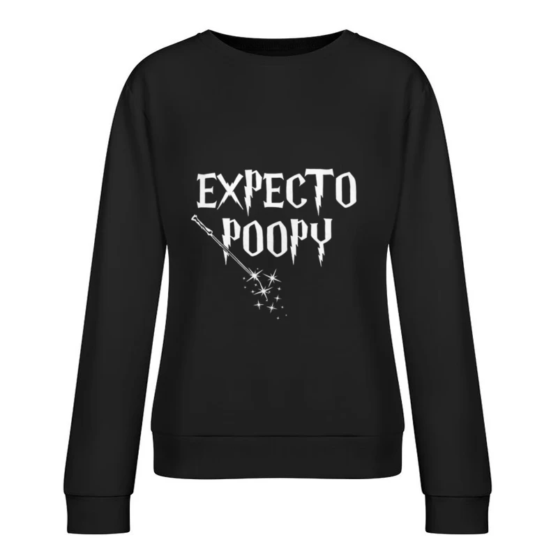 T-shirt humoristique avec baguette magique Femme Sweat-shirt à enfiler