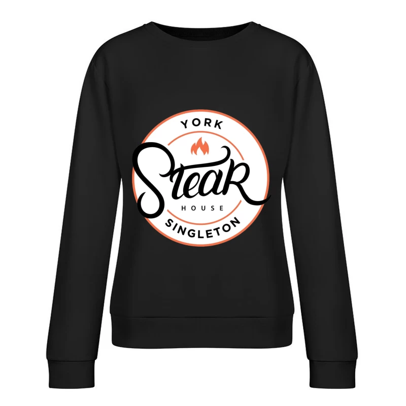 york steak house Female Pullover Sweatshirt