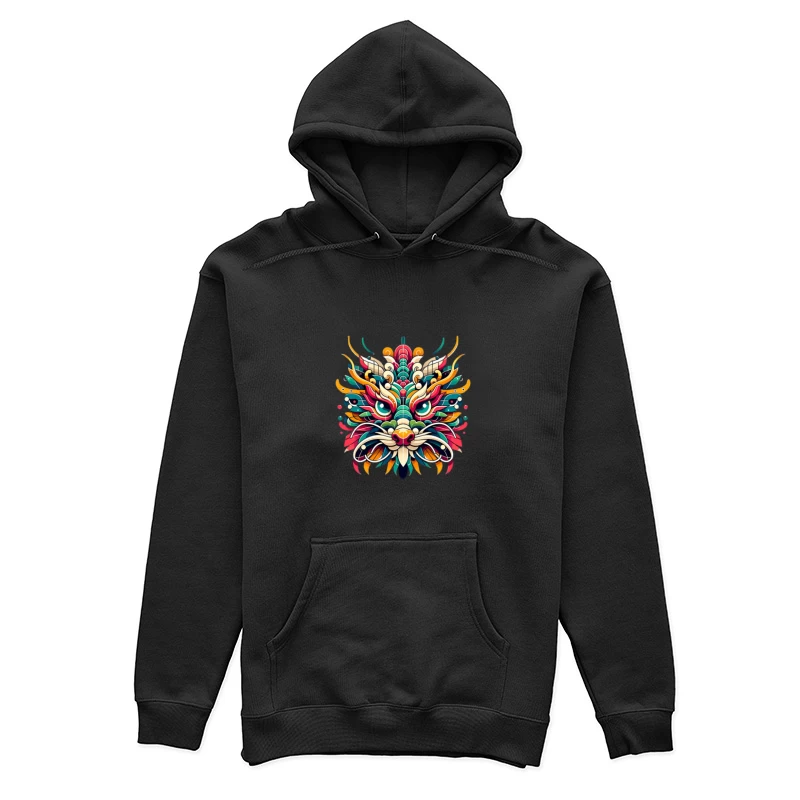 Buntes Tigerdesign Damen Pullover Hoodie