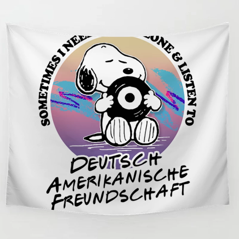 DAF Vinyl Record Fan Design 2 Tapestry