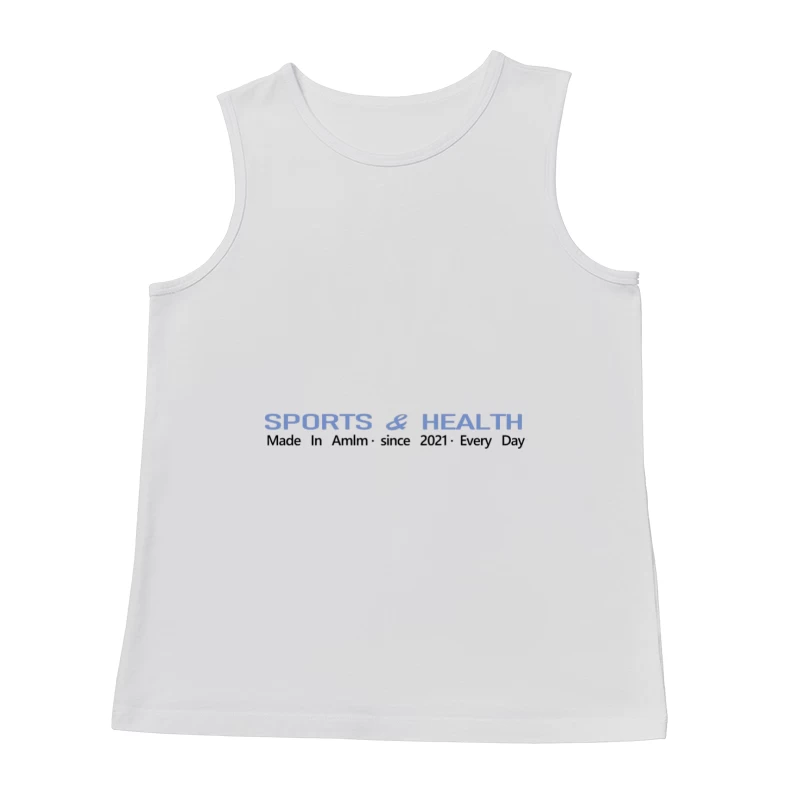 Sport und Gesundheit Logo Herren Tanktops
