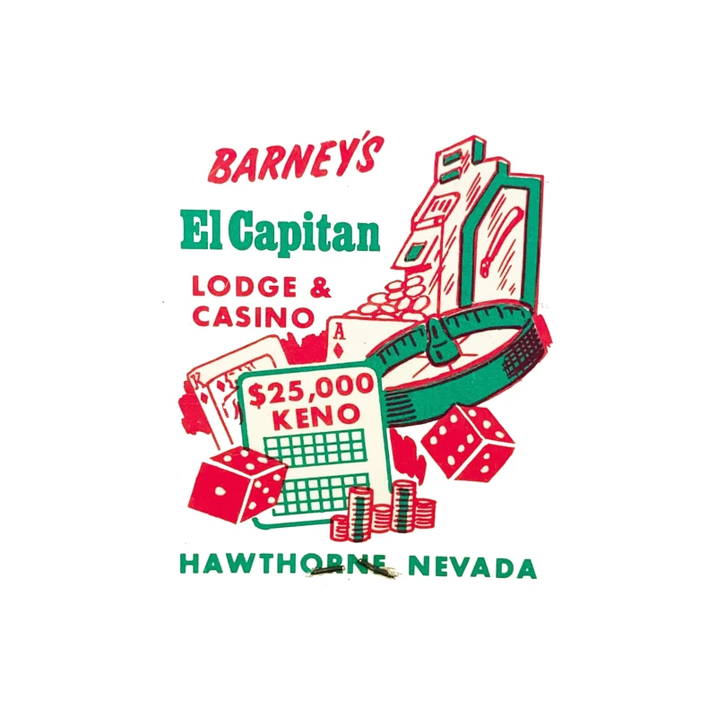 BARNEY'S logo Throw Pillow