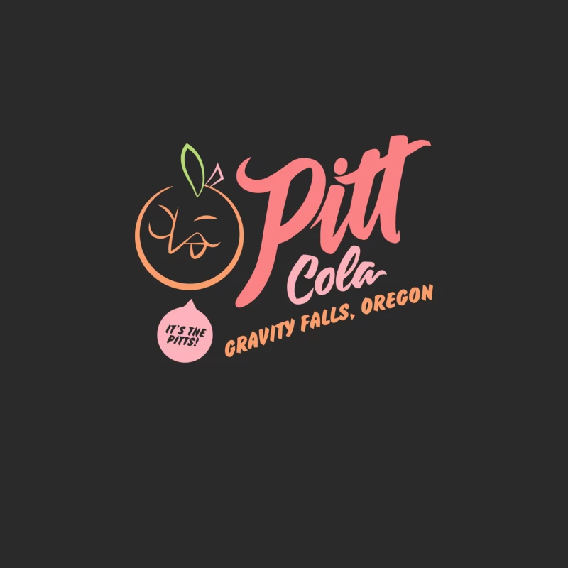 Pitt Cola: Quirky Soft Drink Branding from Gravity Falls, Oregon Baseball Cap