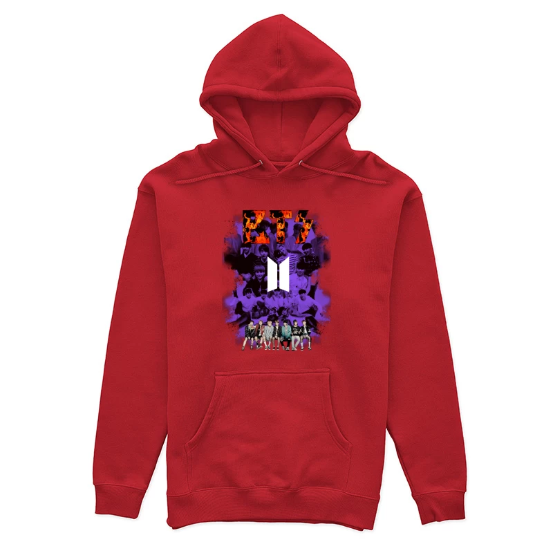 BTS K-Pop Group Art Female Pullover Hoodie
