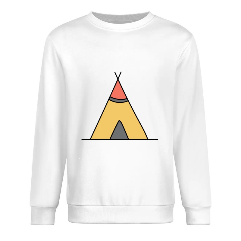 Tente traditionnelle colorée Homme Sweat-shirt à enfiler