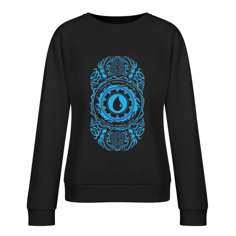 Logical Essence: The Precision Within Female Pullover Sweatshirt