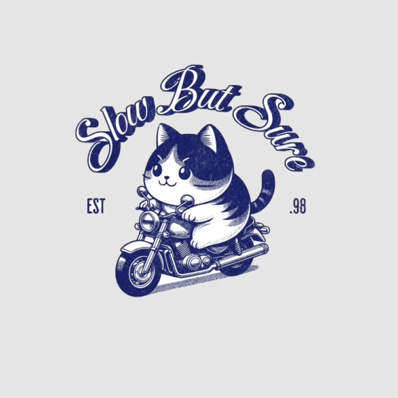 Balade féline lente mais sûre Homme Sweat à capuche