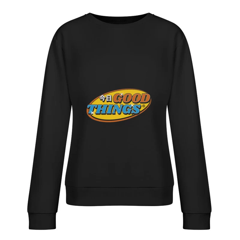 Aujourd'hui Bonnes Choses Design Femme Sweat-shirt à enfiler