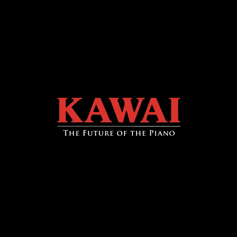 Kawai Piano Brand Logo with Slogan "The Future of the Piano" Travel Mug