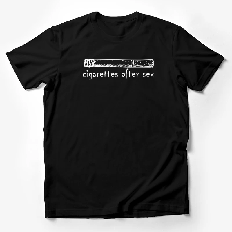 Cigarettes After Sex Logo White Male T-Shirt