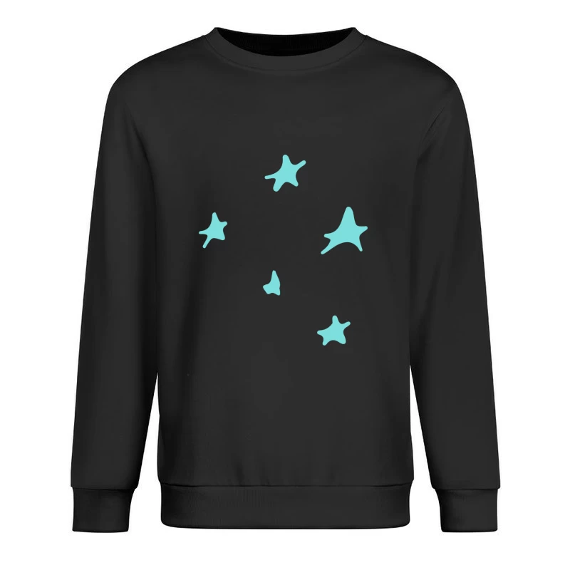 Étoiles bleues dispersées Homme Sweat-shirt à enfiler