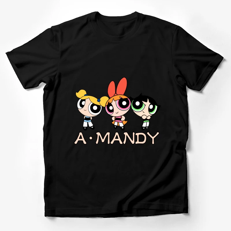 Powerpuff Mädchen Cartoon Herren T-Shirt