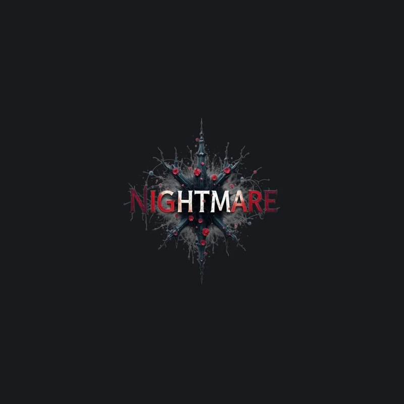 Nightmare Horror Graphic Design Desk Mat