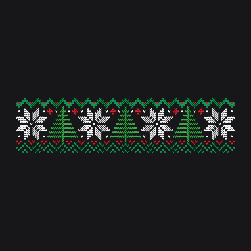 Motif de Noël traditionnel avec sapins et flocons Homme Sweat à capuche