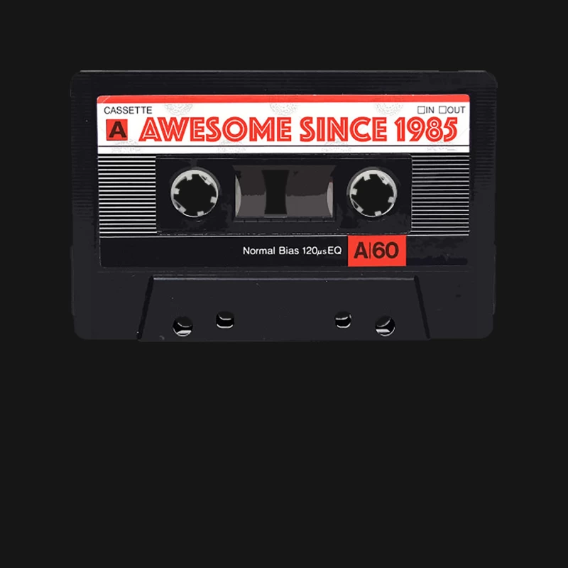 Classic Cassette Tape Mixtape - Awesome Since 1985 Birthday Gift Mouse Pad