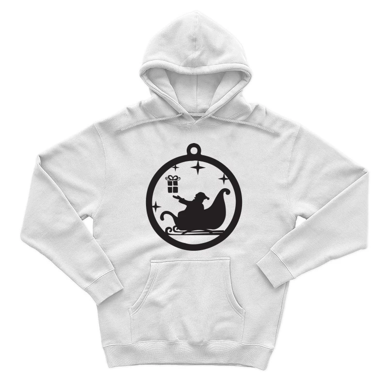 Décoration de Noël avec traîneau Homme Sweat à capuche