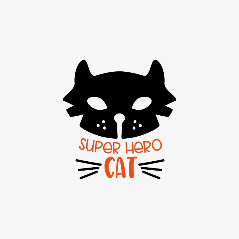 Chat super-héros stylisé Femme Sweat-shirt à enfiler