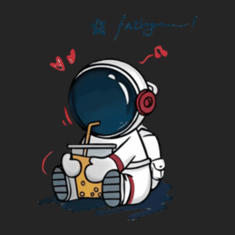 Astronaut mit Blase-Tee Herren Pullover Sweatshirt