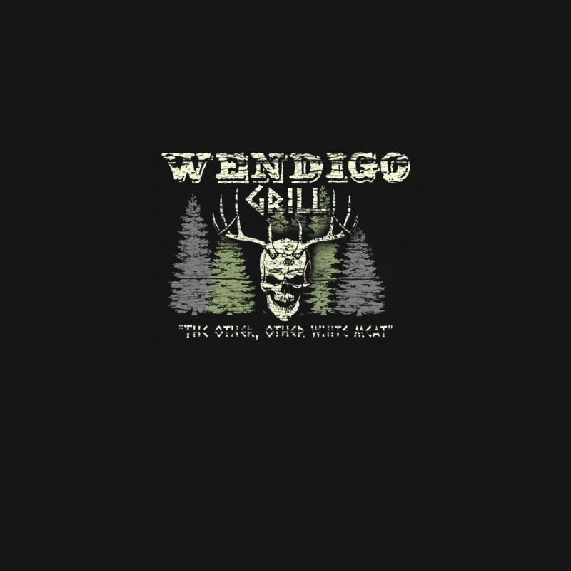 Wendigo Grill, weathered and distressed Desk Mat