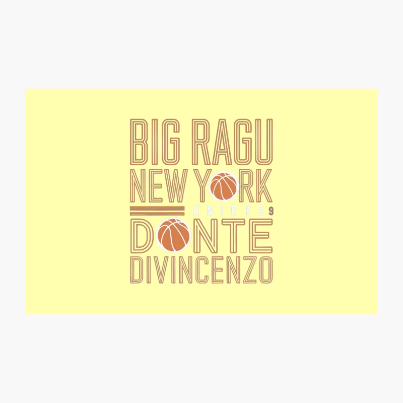 New York Basketball Typography Design Travel Mug