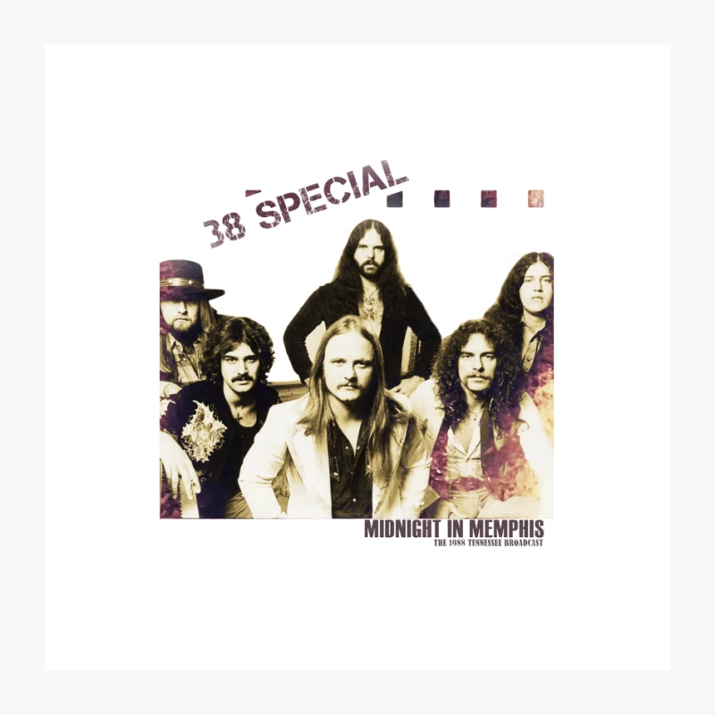 8 MIDNIGHT IN MEMPHIS - 38 SPECIAL BAND Pin