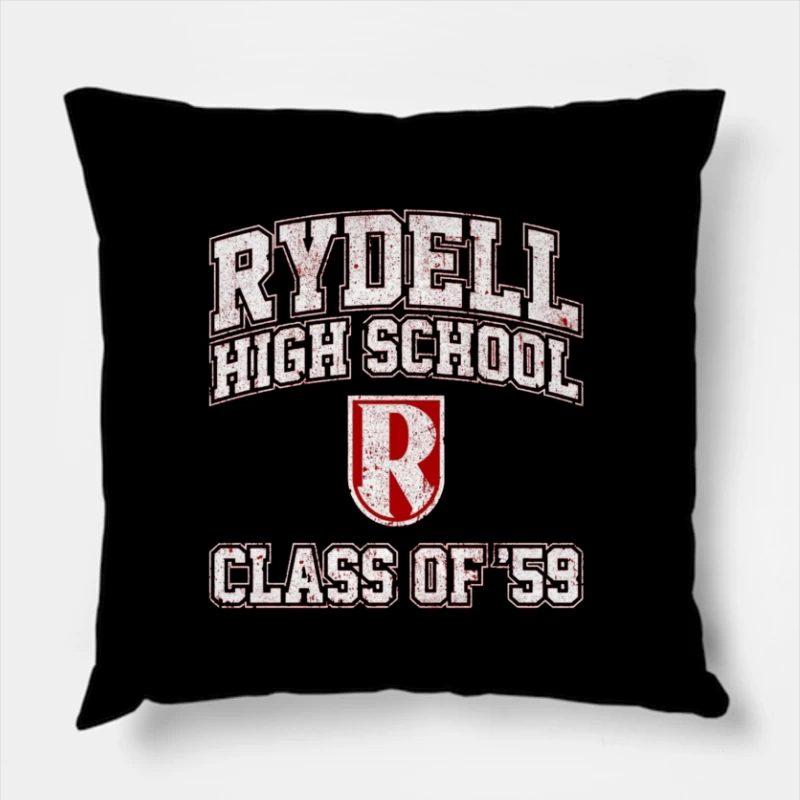 Rydell High School Class of '59 Throw Pillow
