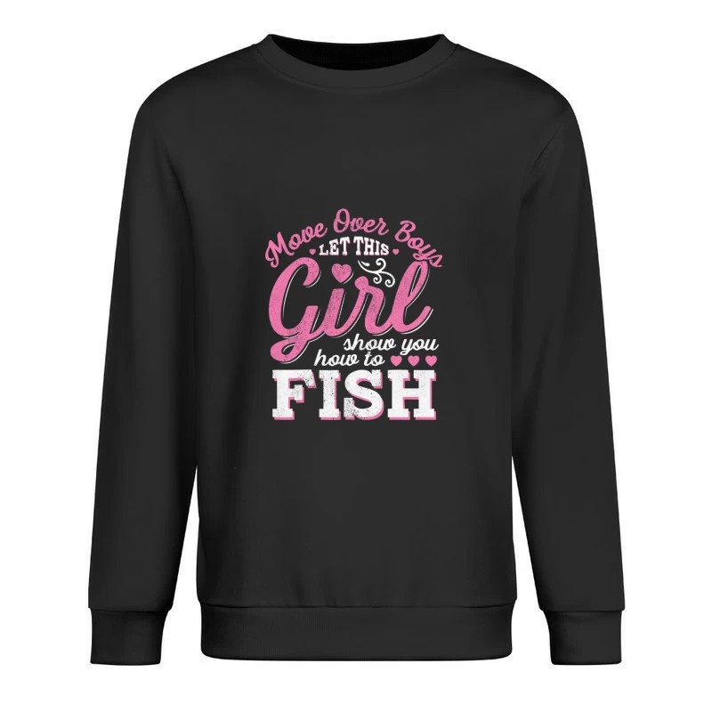 Fille pêcheuse confiante Homme Sweat-shirt à enfiler