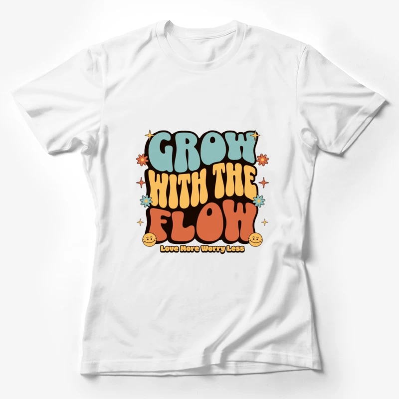 Wachse mit dem Fluss Motiv Damen T-Shirt