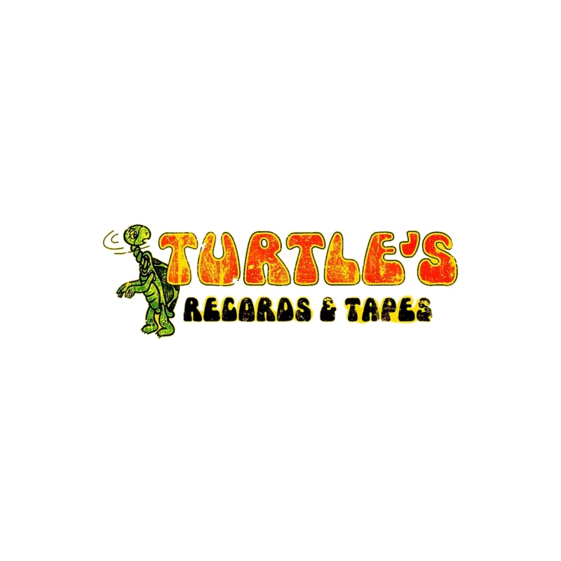 Turtle's Records & Tapes Throw Pillow