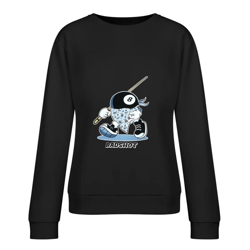 Personnage de Billard Cool Femme Sweat-shirt à enfiler