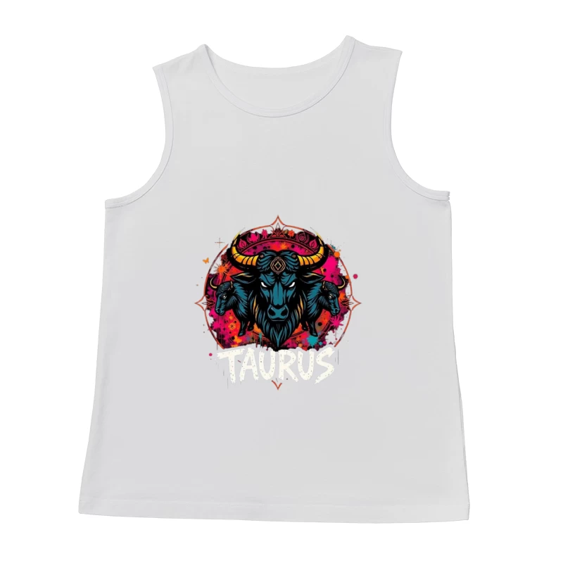 Taurus Astrology Art Male Tank Top