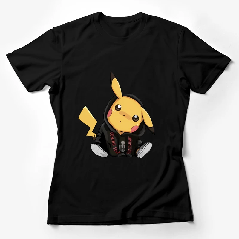 Pikachu trägt Kapuzenpulli Damen T-Shirt